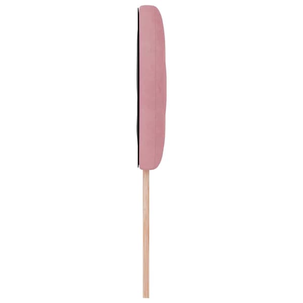 vidaXL Huvudgavel Rosa 100 cm Sammet