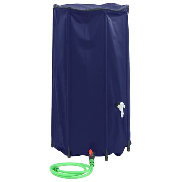 vidaXL Vanntank med kran sammenleggbar 100 L PVC