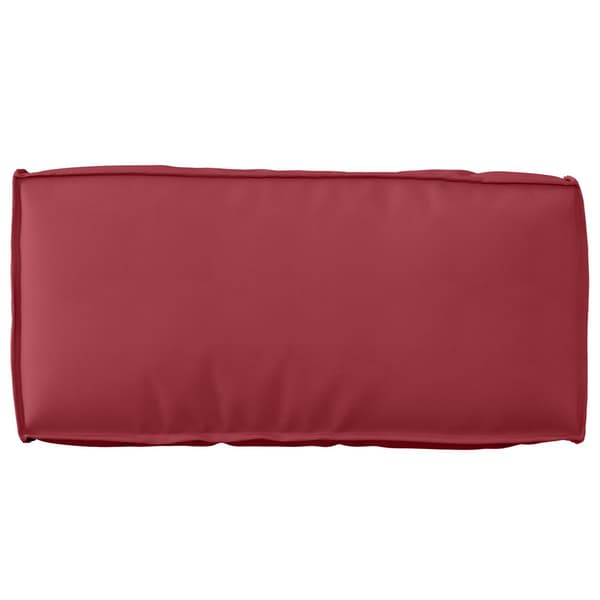 vidaXL Pallkuddset 2 pcs Vinröd Oxford Tyg