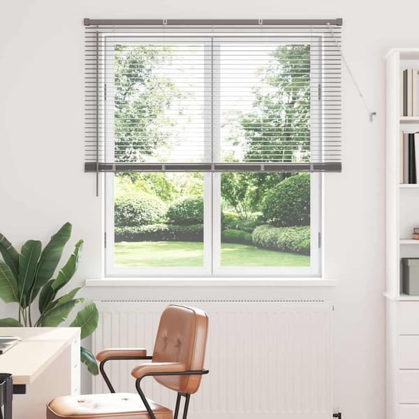 vidaXL Persienner Silver 175 x 125 cm Aluminium