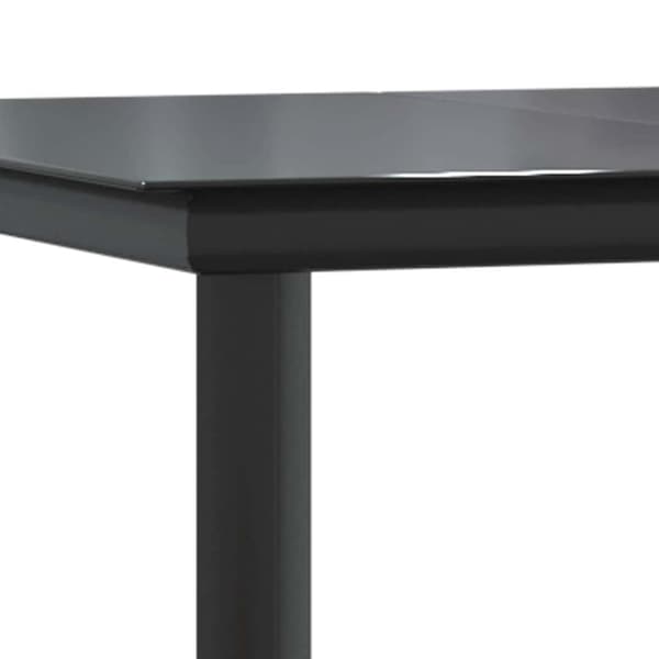 vidaXL Trädgårdsmatgrupp 5 delar brun polyrotting glas