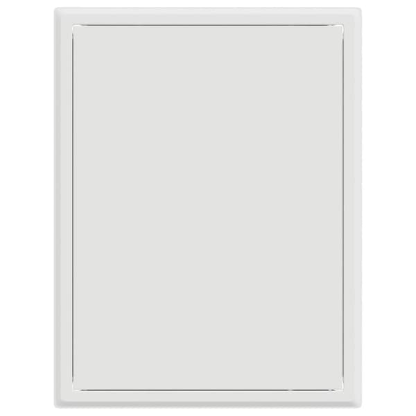 vidaXL Åtkomstpanel Vit 43.5 x 33 x 3 cm Stål