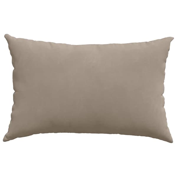 vidaXL Soffkuddar 2 st Gråbrun 60 x 40 cm tyg