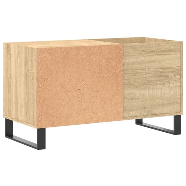 vidaXL Hifi-benk sonoma eik 85x38x48 cm konstruert tre