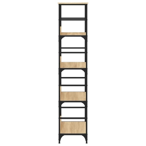 vidaXL Bokhylle sonoma eik 50x33x153 cm konstruert tre