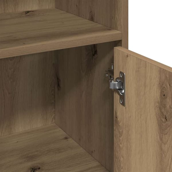 vidaXL Baderomsskap artisan eik 30x30x95 cm konstruert tre