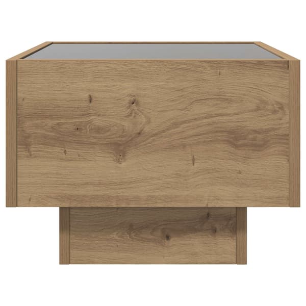 vidaXL Kaffebord Artisan Eik 40 x 40 x 30 cm Konstruert tre