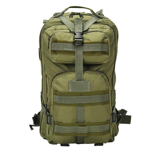 vidaXL Arméryggsäck 50 L olivgrön