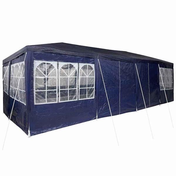 vidaXL Partytält Blå 800 x 400 x 266 cm polyeten