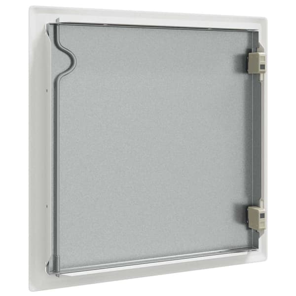 vidaXL Åtkomstpanel Vit 43.5 x 33 x 3 cm Stål