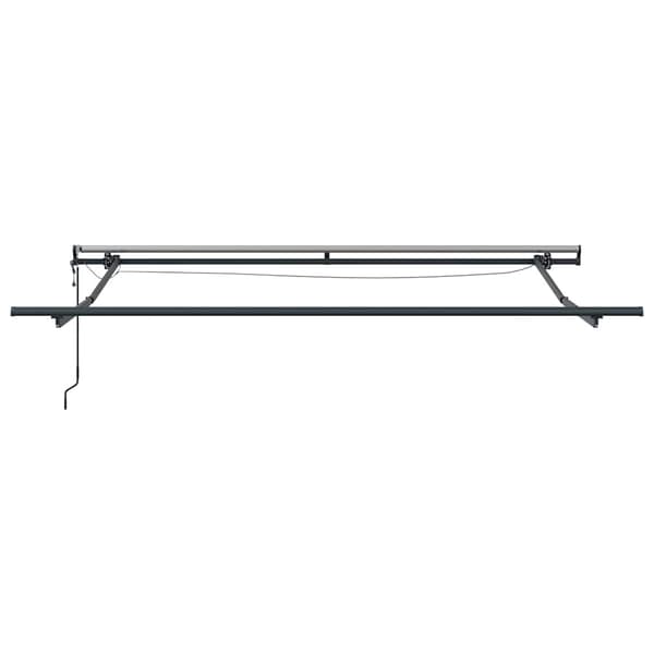vidaXL Markisduk med Röd 350 x 250 cm Polyester