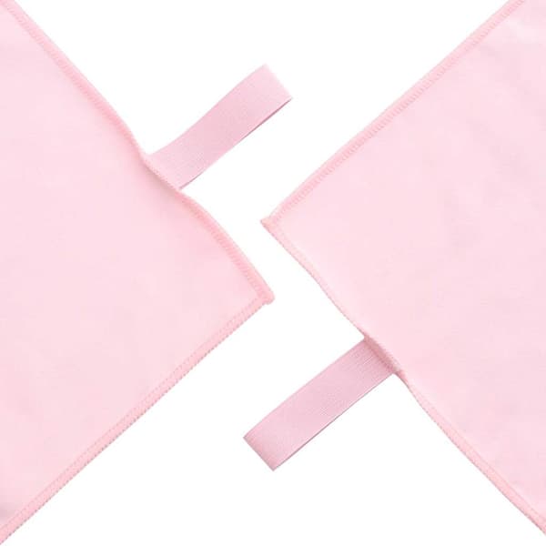 vidaXL Sportshandduksset 2 st Rosa tyg