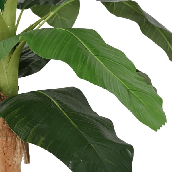 vidaXL Kunstig banantre 22 blader 200 cm grønn