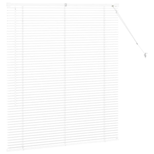 vidaXL Persienner Vit 130 x 110 cm Aluminium