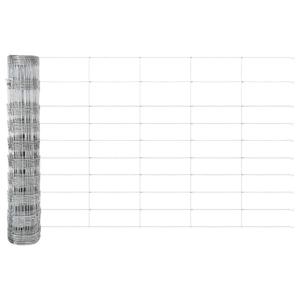 vidaXL Stängselstolpe Galvaniserad 50 x 1 m Stål