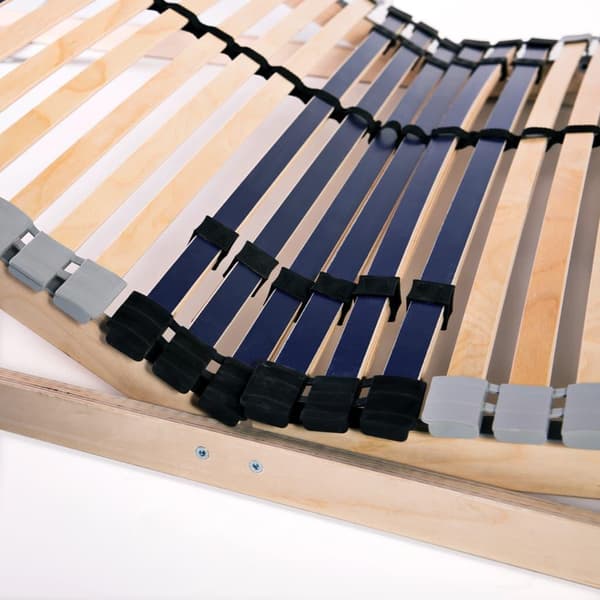 vidaXL Spilebase med 42 lameller 7 soner 120x200 cm