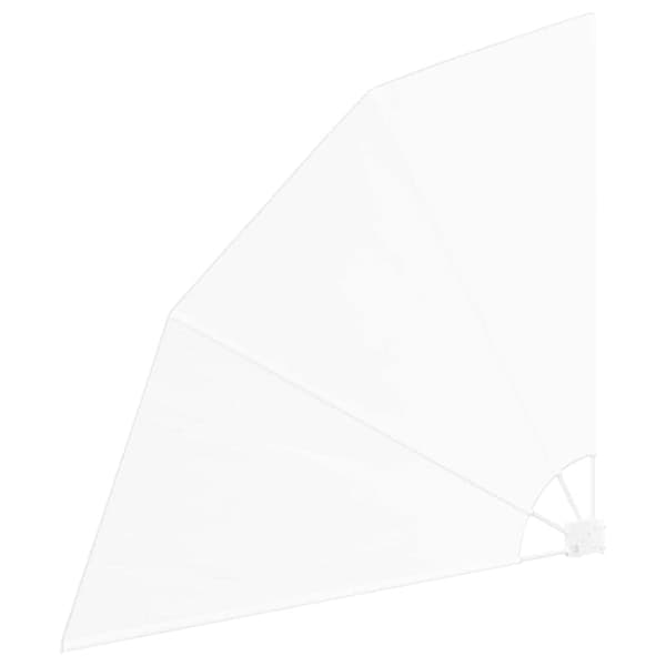 vidaXL Balkong privat skjerm Hvit 140 x 140 cm Polyester