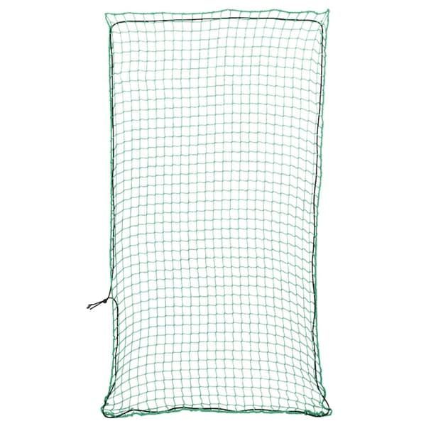 vidaXL Tilhengernett med elastisk tau grønn 4x2 m PP