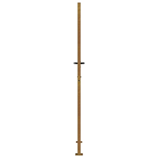vidaXL Hageport 105x205 cm cortenstål