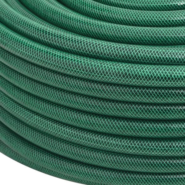 vidaXL Trädgårdsslang grön 1,3" 100 m PVC