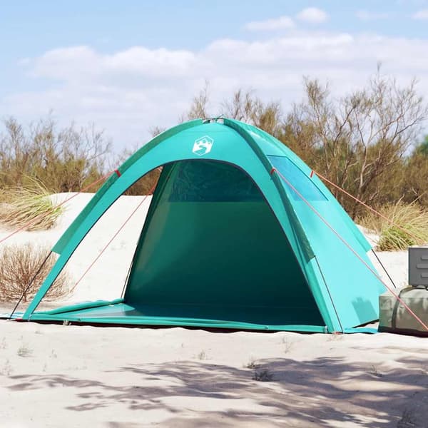 vidaXL Strandtält havsgrönt vattentät