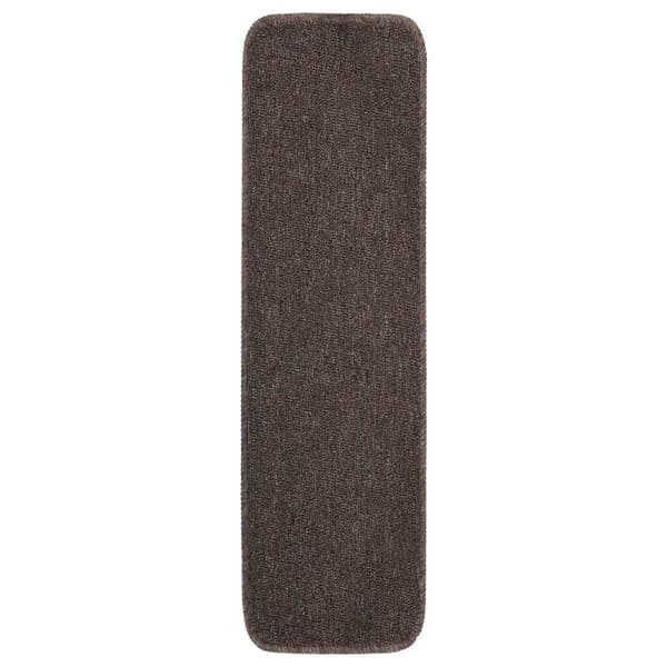 vidaXL Trappstegsmattor 15 st 75x20 cm brun rektangulär
