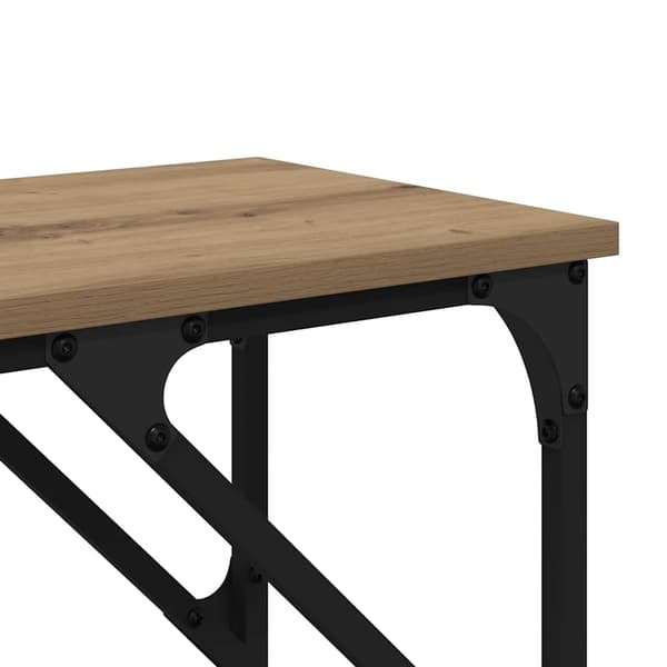 vidaXL Konsollbord Artisan Eik 180 x 30 x 75 cm Konstruert tre