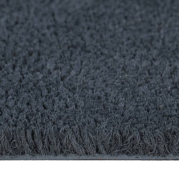 vidaXL Dørmatter 5 stk mørkegrå 40x60 cm tuftet kokosfiber