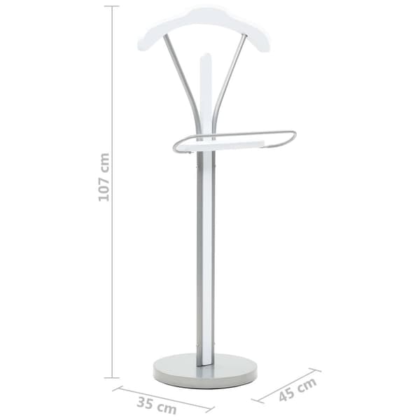vidaXL Dresstativ 45x35x107 cm hvit