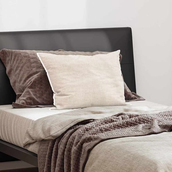 vidaXL Kudde med kudde Vit 60 x 40 x 20 cm Polyester