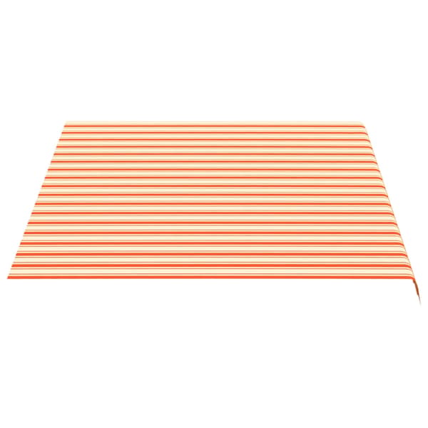 vidaXL Markisväv gul och orange 4x3 m