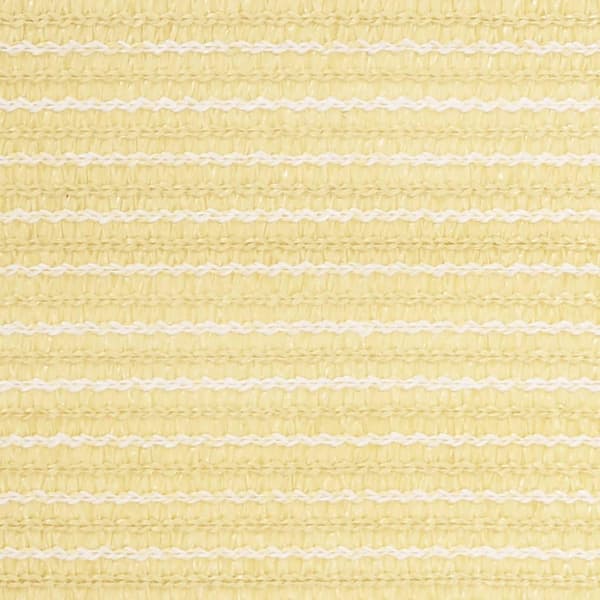 vidaXL Balkongskjerm beige 90x600 cm HDPE
