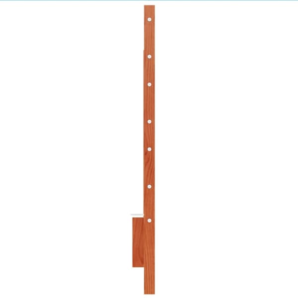 vidaXL Hodegavl voksbrun 160 cm heltre furu