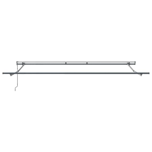 vidaXL Utfällbar markis Beige 450 × 300 cm Duk och Aluminium