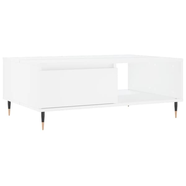 vidaXL Soffbord vit 90x60x35 cm konstruerat trä