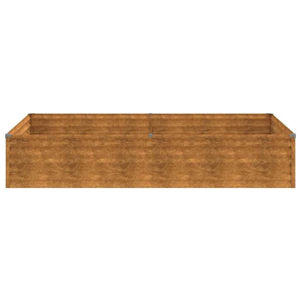 vidaXL Høybed 195x100x36 cm cortenstål