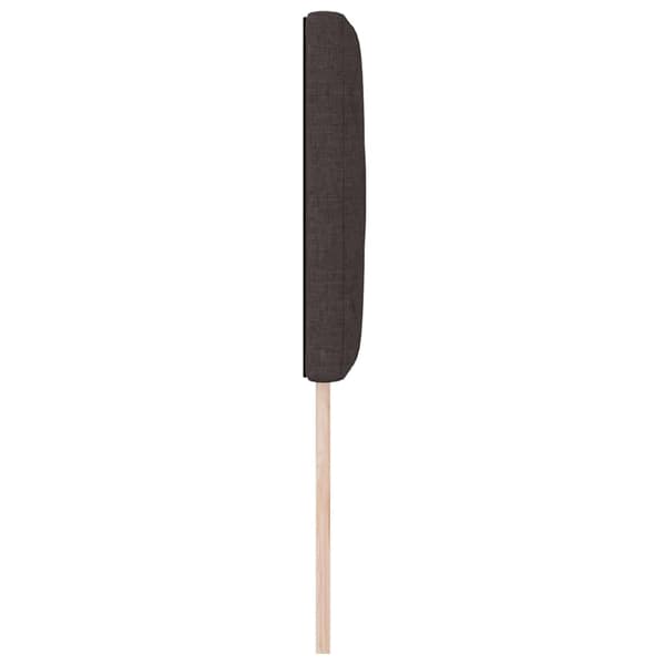 vidaXL LED huvuddyna Brun 80 cm tyg