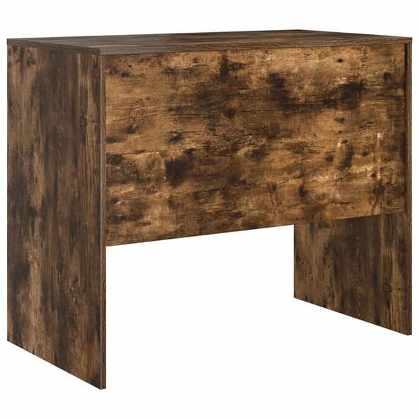 vidaXL Skrivebord Røkt eik 90 x 50 x 76 cm