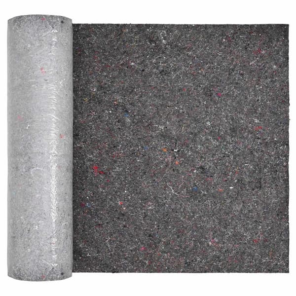 vidaXL Dammfleece Grå Polyester, bomull 2500 x 100 x 0.28 cm Stark