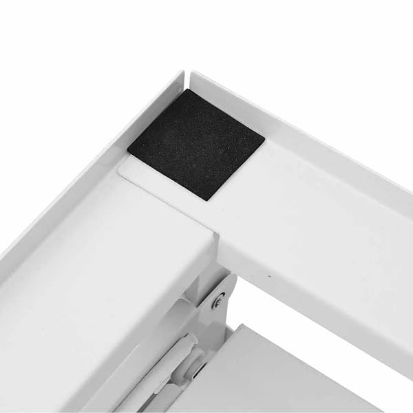 vidaXL | Vaskemaskin Pedestal | Hvit Stål