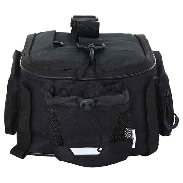 vidaXL Cykelväska Svart 38 x 21 x 16 cm Polyester
