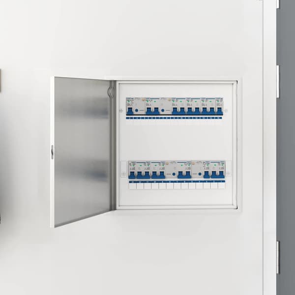 vidaXL Åtkomstpanel Vit 63 x 33 x 3 cm Stål