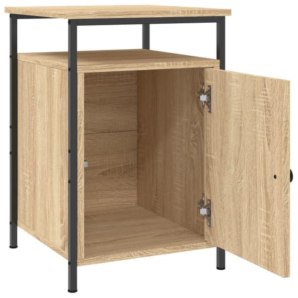 vidaXL Nattbord sonoma eik 40x42x60 cm konstruert tre