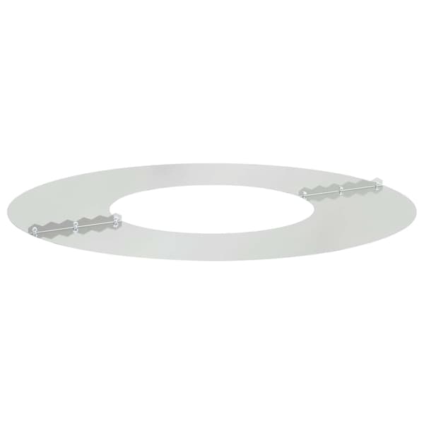 vidaXL passende for Flat Tre Ringer 5 pcs sølv Ø30 / 60 cm
