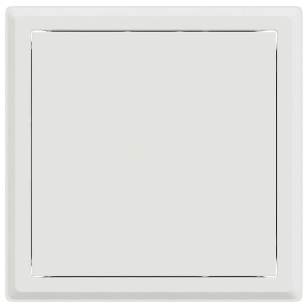 vidaXL Åtkomstpanel 2 pcs Vit 23 x 23 x 3 cm Stål