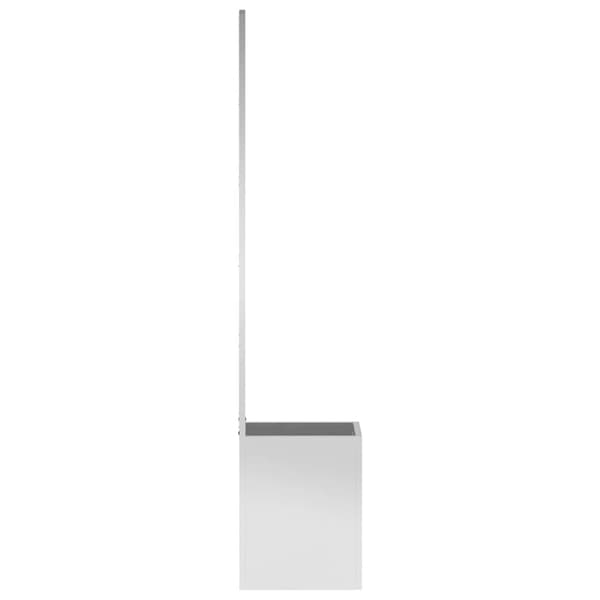 vidaXL Trädgårds integritetsskärm Silver 32 x 140 cm Galvaniserat stål