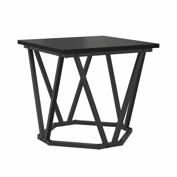 vidaXL Sidebordssett 2 pcs Svart eik 50 x 50 x 40 cm