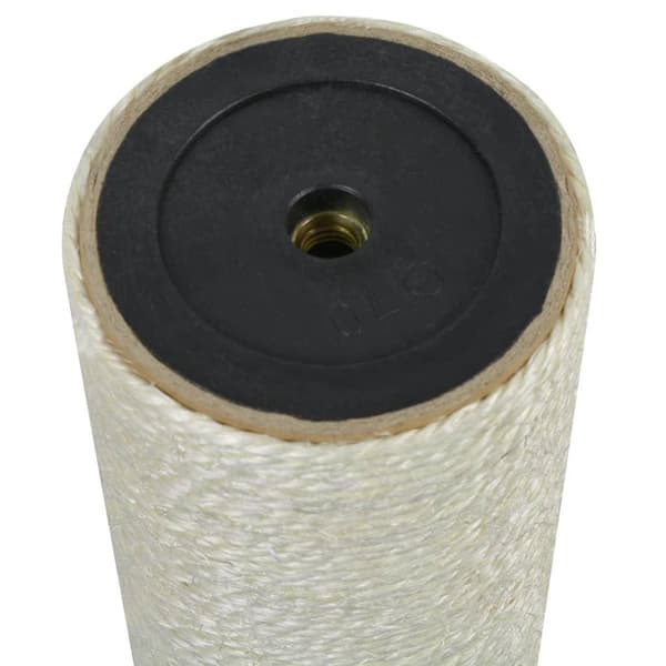 vidaXL Klorestativ til katt 8x35 cm 10 mm beige