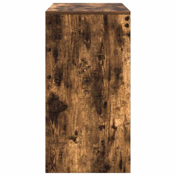 vidaXL Skrivebord Røkt eik 80 x 40 x 76 cm