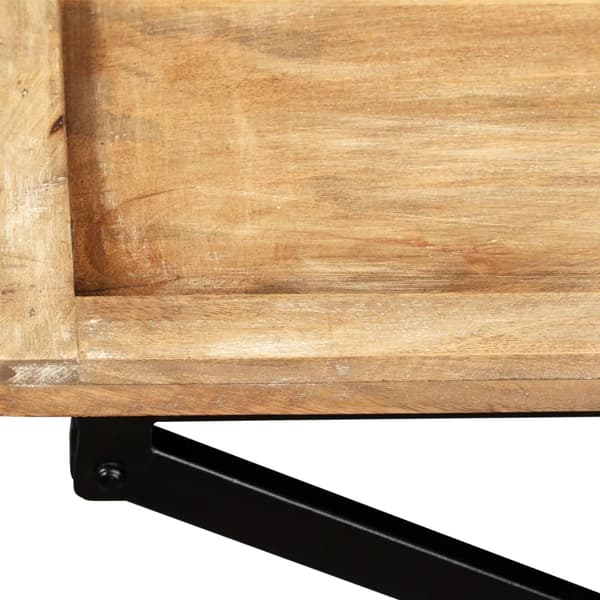vidaXL Konsollbord mango heltre 130x40x80 cm